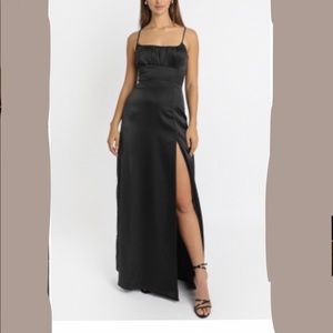 Showpo long black dress